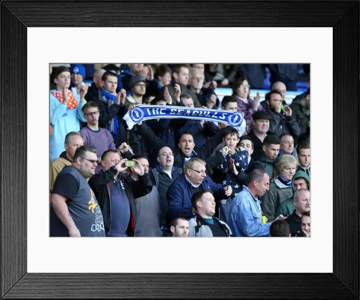 Framed Print : Brighton & Hove Albion vs. Leeds United (Away) - A Nostalgic Look Back at the 2012-13 Season (27-04-2013) Framed Print : Brighton & Hove Albion vs. Leeds United (Away) - A Nostalgic Look Back at the 2012-13 Season (27-04-2013)