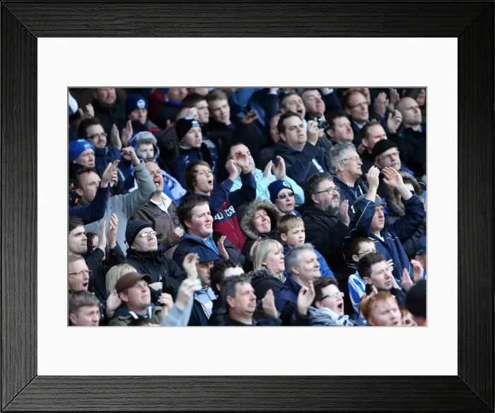 Framed Print : Thrilling Away Game: Brighton & Hove Albion vs. Leeds United (27-04-2013) Framed Print : Thrilling Away Game: Brighton & Hove Albion vs. Leeds United (27-04-2013)