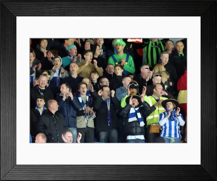 Framed Print : Brighton & Hove Albion vs. Leeds United: 2012-13 Away Game Framed Print : Brighton & Hove Albion vs. Leeds United: 2012-13 Away Game