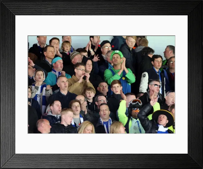 Framed Print : Brighton & Hove Albion vs. Leeds United (Away) - 27-04-2013: A Past Season's Encounter Framed Print : Brighton & Hove Albion vs. Leeds United (Away) - 27-04-2013: A Past Season's Encounter