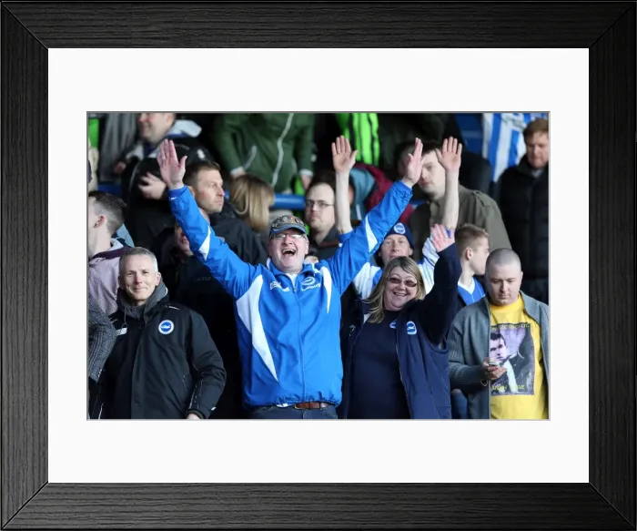 Framed Print : Brighton & Hove Albion vs. Leeds United (Away) - 27-04-2013: A Past Season Clash (Leeds United) Framed Print : Brighton & Hove Albion vs. Leeds United (Away) - 27-04-2013: A Past Season Clash (Leeds United)