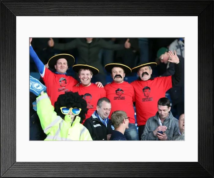 Framed Print : Brighton & Hove Albion vs. Leeds United: 2012-13 Away Game Framed Print : Brighton & Hove Albion vs. Leeds United: 2012-13 Away Game