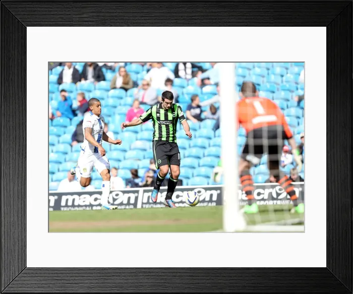 Framed Print : Brighton & Hove Albion vs Leeds United: 2012-13 Away Game Framed Print : Brighton & Hove Albion vs Leeds United: 2012-13 Away Game