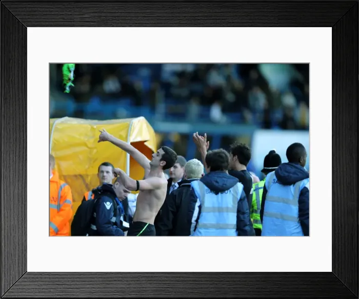 Framed Print : Brighton & Hove Albion vs. Leeds United: 2012-13 Away Game