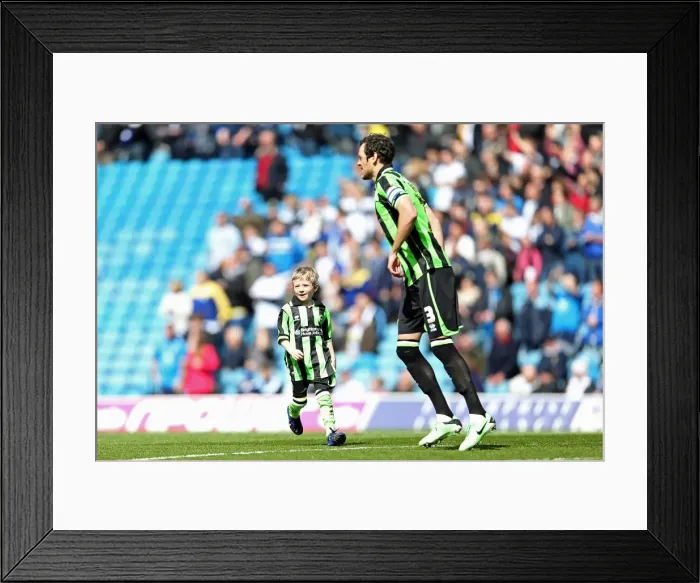 Framed Print : Brighton & Hove Albion vs. Leeds United: 2012-13 Away Game