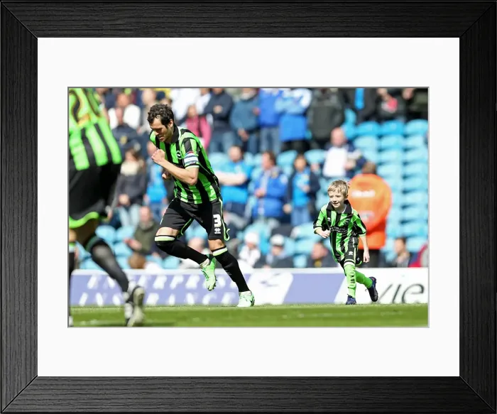 Framed Print : Brighton & Hove Albion vs. Leeds United: 2012-13 Away Game Framed Print : Brighton & Hove Albion vs. Leeds United: 2012-13 Away Game
