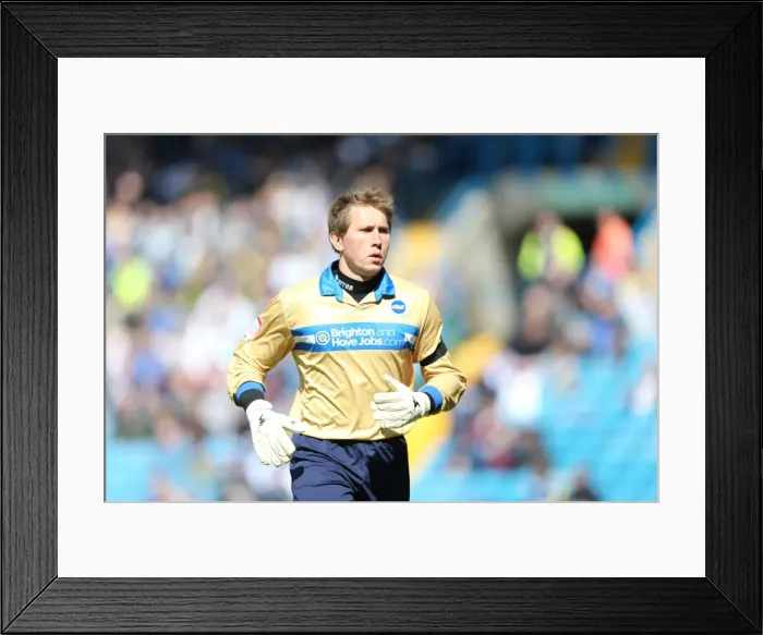 Framed Print : Brighton & Hove Albion: Tomasz Kuszczak in Action Framed Print : Brighton & Hove Albion: Tomasz Kuszczak in Action