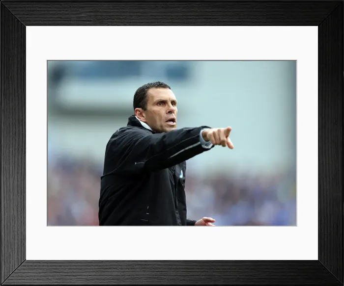 Framed Print : Gus Poyet Leading Brighton & Hove Albion to Victory against Wolverhampton Wanderers, May 2013 Framed Print : Gus Poyet Leading Brighton & Hove Albion to Victory against Wolverhampton Wanderers, May 2013