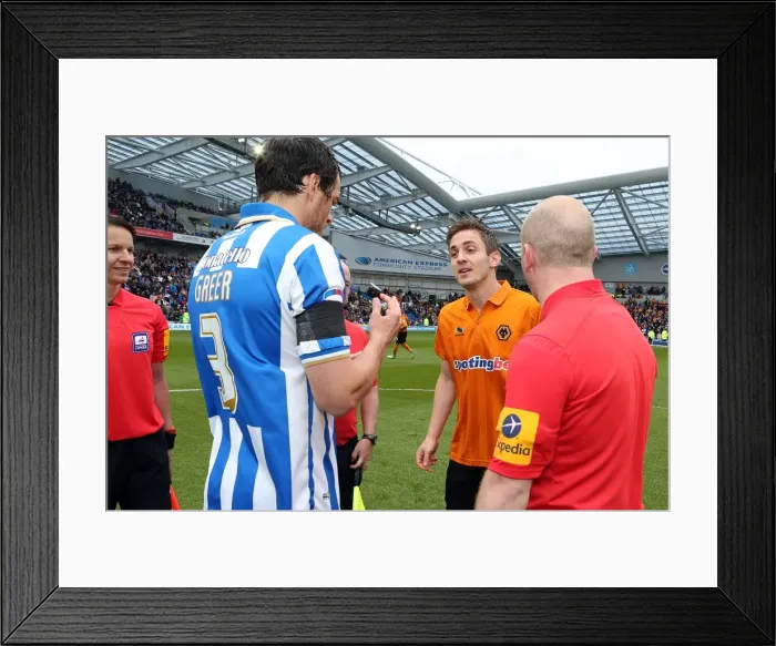 Framed Print : Brighton & Hove Albion vs. Wolves: 2012-13 Home Game Framed Print : Brighton & Hove Albion vs. Wolves: 2012-13 Home Game