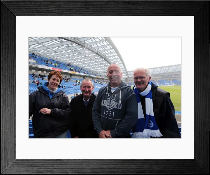 Framed Print : Brighton and Hove Albion: Electrifying Amex Stadium Crowds (2012-2013) Framed Print : Brighton and Hove Albion: Electrifying Amex Stadium Crowds (2012-2013)