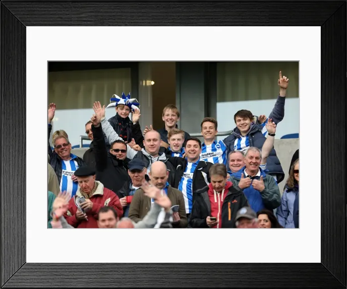 Framed Print : Brighton & Hove Albion vs. Wolves: 2012-13 Home Game Framed Print : Brighton & Hove Albion vs. Wolves: 2012-13 Home Game