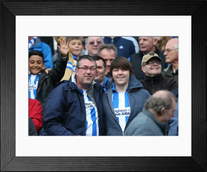 Framed Print : Brighton & Hove Albion vs. Wolves: 2012-13 Home Game