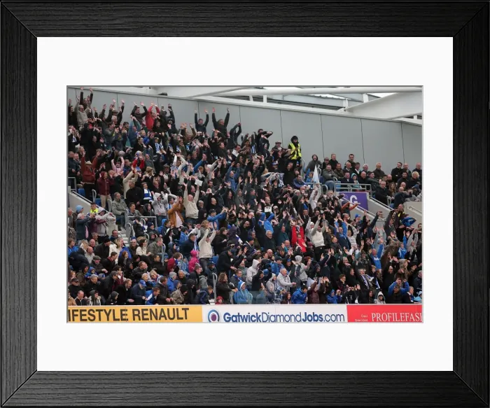 Framed Print : Brighton & Hove Albion vs. Wolves: 2012-13 Home Game Framed Print : Brighton & Hove Albion vs. Wolves: 2012-13 Home Game