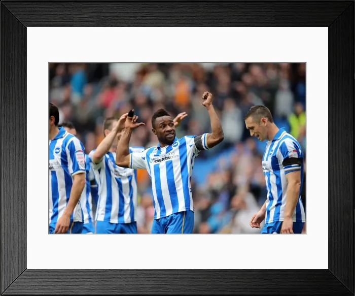 Framed Print : Brighton & Hove Albion vs. Wolves: 2012-13 Home Game Framed Print : Brighton & Hove Albion vs. Wolves: 2012-13 Home Game