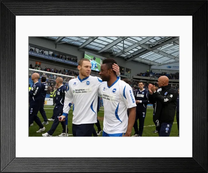 Framed Print : Brighton & Hove Albion vs. Wolves: 2012-13 Home Game