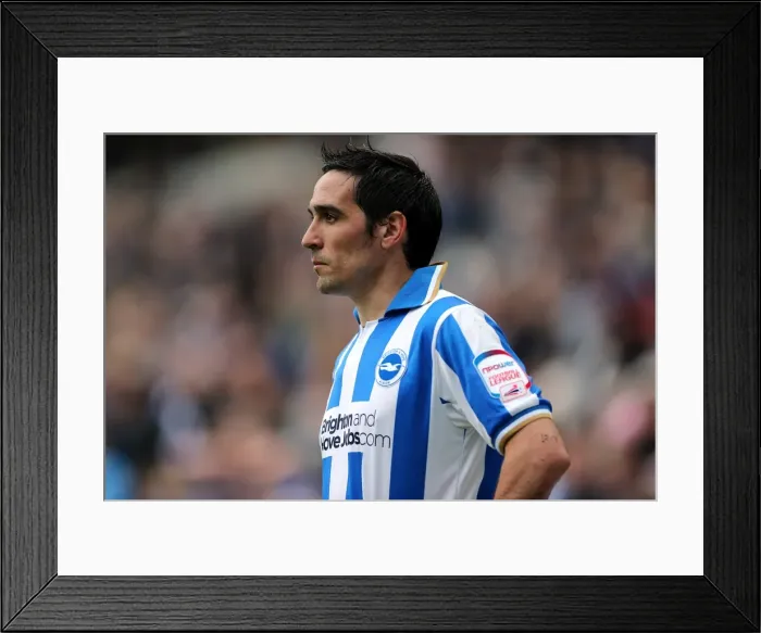 Framed Print : Determined Vicente Rodriguez: Midfield Powerhouse of Brighton and Hove Albion FC Framed Print : Determined Vicente Rodriguez: Midfield Powerhouse of Brighton and Hove Albion FC