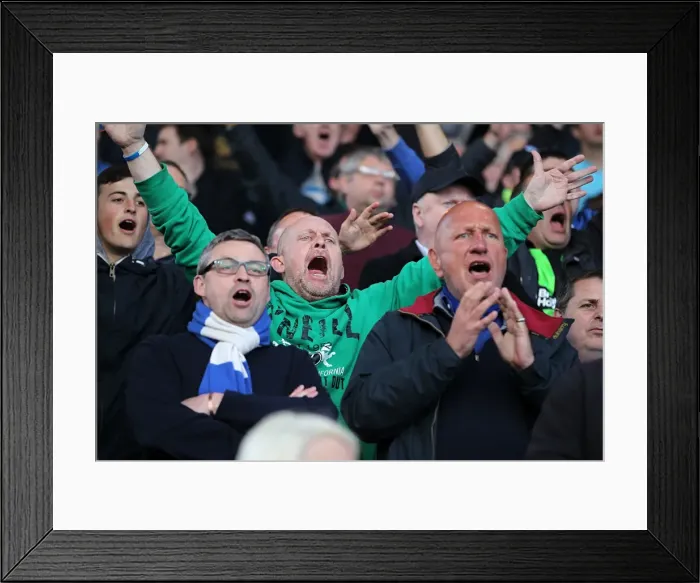 Framed Print : Brighton and Hove Albion FC: Thrilling Away Days 2012-13 - Electric Crowd Shots Framed Print : Brighton and Hove Albion FC: Thrilling Away Days 2012-13 - Electric Crowd Shots