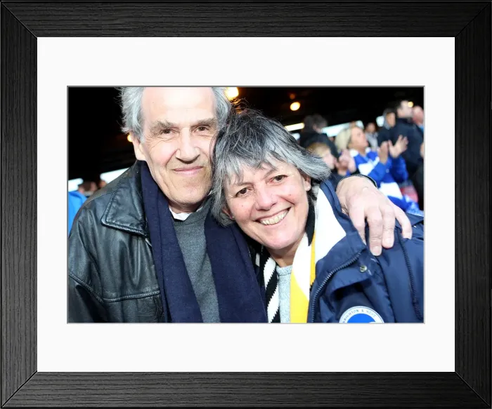 Framed Print : Brighton and Hove Albion FC: Away Days 2012-13 - Fans on the Seafront Framed Print : Brighton and Hove Albion FC: Away Days 2012-13 - Fans on the Seafront