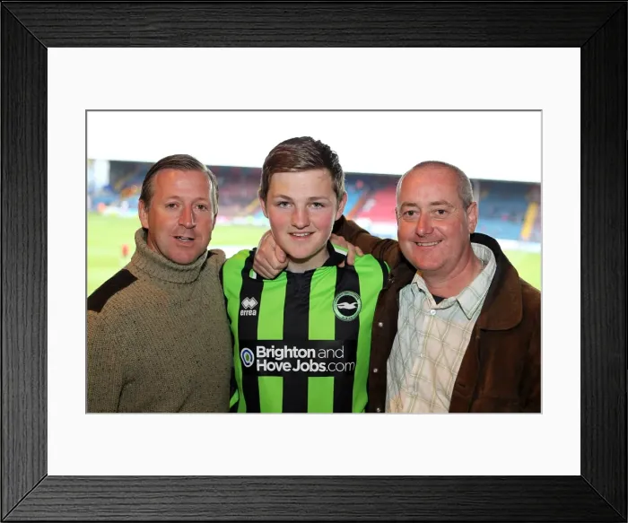 Framed Print : Sea of Supporters: Brighton & Hove Albion Away Games 2012-13 Framed Print : Sea of Supporters: Brighton & Hove Albion Away Games 2012-13