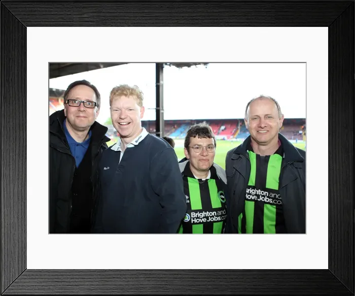 Framed Print : Brighton and Hove Albion FC: A Sea of Supporters - Away Days 2012-13 Framed Print : Brighton and Hove Albion FC: A Sea of Supporters - Away Days 2012-13