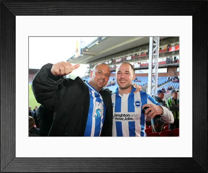 Framed Print : Sea of Seagulls: Brighton and Hove Albion Away Days 2012-13 Framed Print : Sea of Seagulls: Brighton and Hove Albion Away Days 2012-13