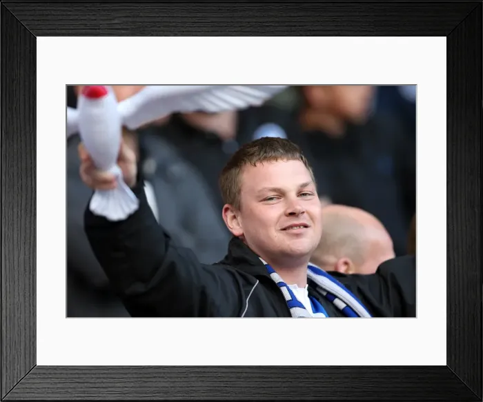 Framed Print : Sea of Supporters: Brighton & Hove Albion Away Games 2012-13 Framed Print : Sea of Supporters: Brighton & Hove Albion Away Games 2012-13
