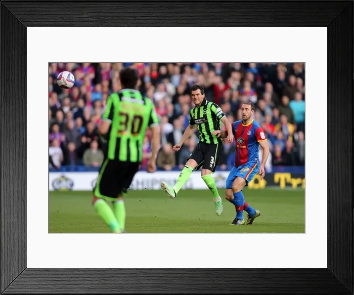 Framed Print : Brighton & Hove Albion vs. Crystal Palace: 2013 Play-Off Semifinal First Leg