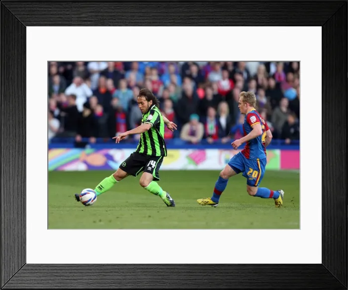 Framed Print : Brighton & Hove Albion vs. Crystal Palace: 2013 Play-Off Semifinal First Leg Framed Print : Brighton & Hove Albion vs. Crystal Palace: 2013 Play-Off Semifinal First Leg