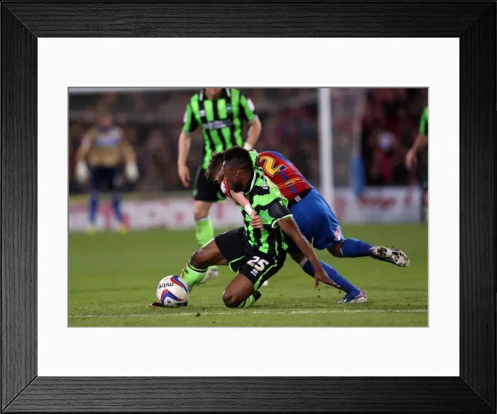 Framed Print : Brighton & Hove Albion vs. Crystal Palace: 2013 Play-Off Semifinal First Leg Framed Print : Brighton & Hove Albion vs. Crystal Palace: 2013 Play-Off Semifinal First Leg