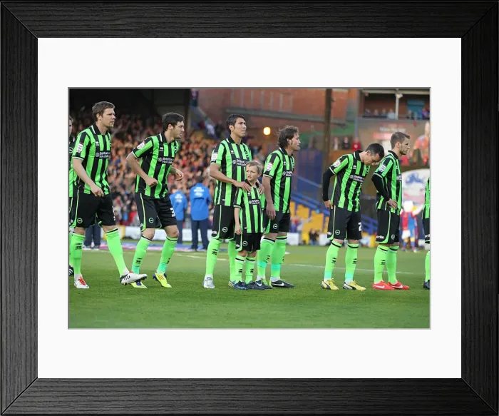 Framed Print : Brighton & Hove Albion vs. Crystal Palace: 2013 Play-Off Semifinal First Leg
