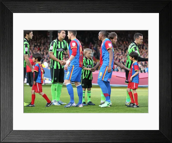 Framed Print : Brighton & Hove Albion vs. Crystal Palace: 2013 Play-Off Semifinal First Leg