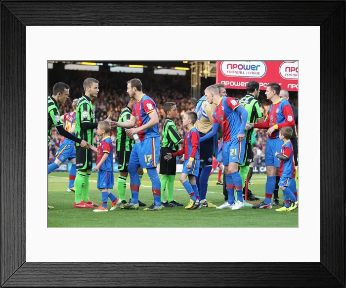 Framed Print : Brighton & Hove Albion vs. Crystal Palace: 2013 Play-Off Semifinal First Leg