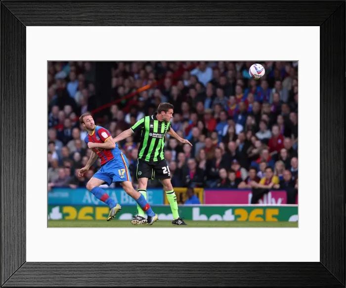 Framed Print : Brighton & Hove Albion vs. Crystal Palace: 2013 Play-Off Semifinal First Leg