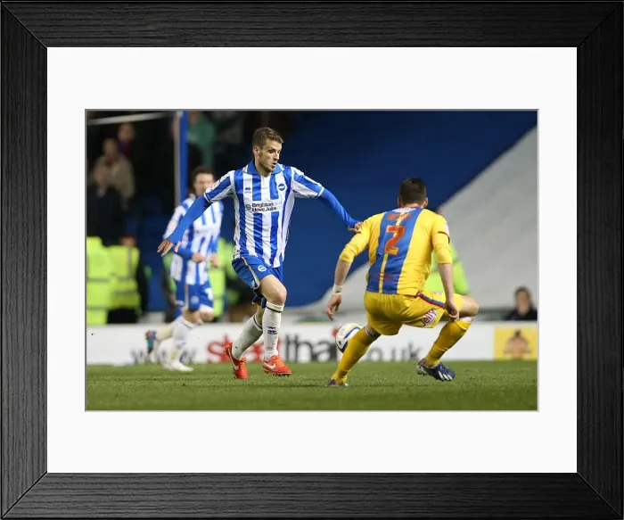 Framed Print : Brighton & Hove Albion vs. Crystal Palace: Orlandi vs. Ward in the Intense Championship Play-off Semi-final Clash (May 13, 2013) Framed Print : Brighton & Hove Albion vs. Crystal Palace: Orlandi vs. Ward in the Intense Championship Play-off Semi-final Clash (May 13, 2013)