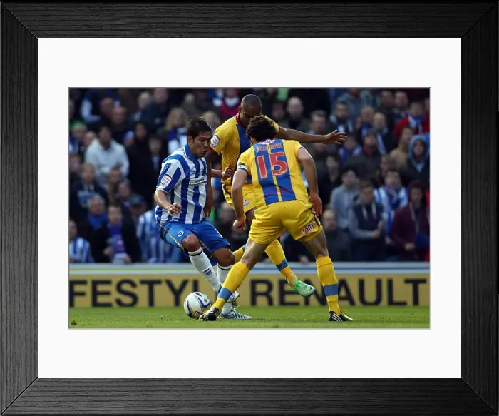 Framed Print : Leonardo Ulloa's Thrilling Performance: Brighton & Hove Albion vs. Crystal Palace Championship Play-Off Semi-Final 2nd Leg (May 13, 2013) Framed Print : Leonardo Ulloa's Thrilling Performance: Brighton & Hove Albion vs. Crystal Palace Championship Play-Off Semi-Final 2nd Leg (May 13, 2013)