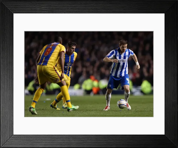Framed Print : Brighton & Hove Albion vs. Crystal Palace: 2013 Play-Off Semifinal Second Leg