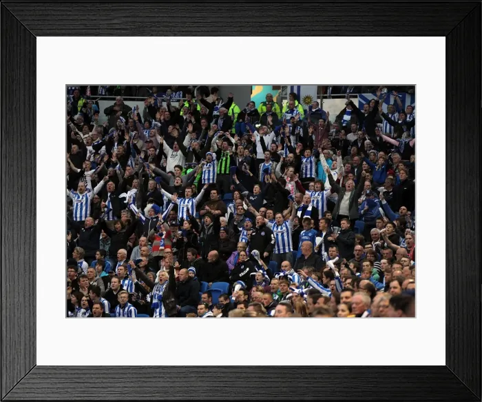 Framed Print : Brighton & Hove Albion vs. Crystal Palace: 2013 Play-Off Semifinal Second Leg