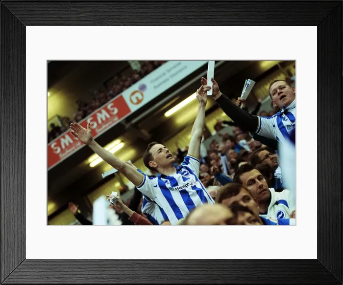 Framed Print : Brighton & Hove Albion vs. Crystal Palace: 2013 Play-Off Semifinal Second Leg Framed Print : Brighton & Hove Albion vs. Crystal Palace: 2013 Play-Off Semifinal Second Leg