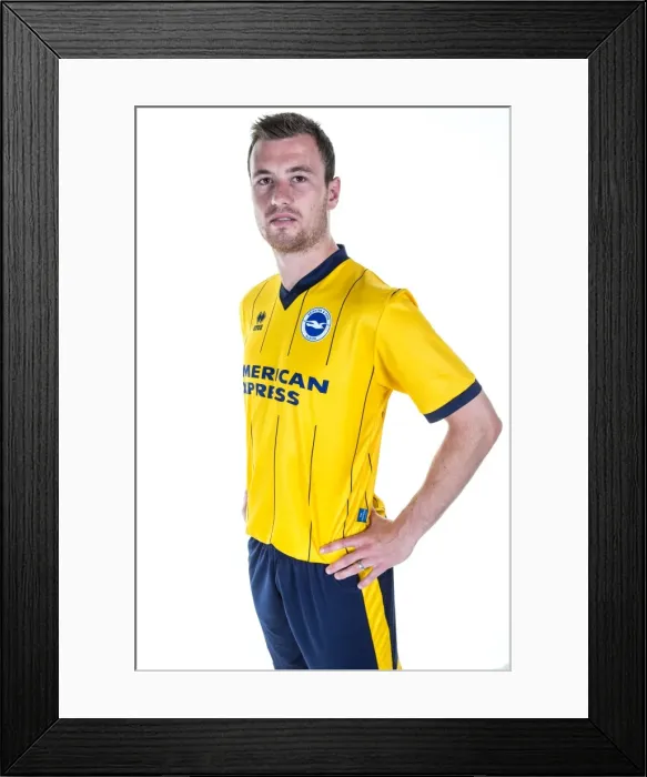 Framed Print : Ashley Barnes: Striker of Brighton & Hove Albion FC Framed Print : Ashley Barnes: Striker of Brighton & Hove Albion FC