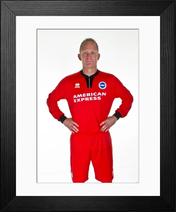 Framed Print : Casper Ankergren: In Action for Brighton & Hove Albion FC Framed Print : Casper Ankergren: In Action for Brighton & Hove Albion FC