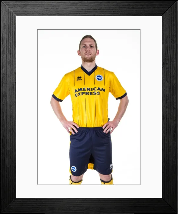 Framed Print : Craig Mackail-Smith: Brighton and Hove Albion Football Star Framed Print : Craig Mackail-Smith: Brighton and Hove Albion Football Star