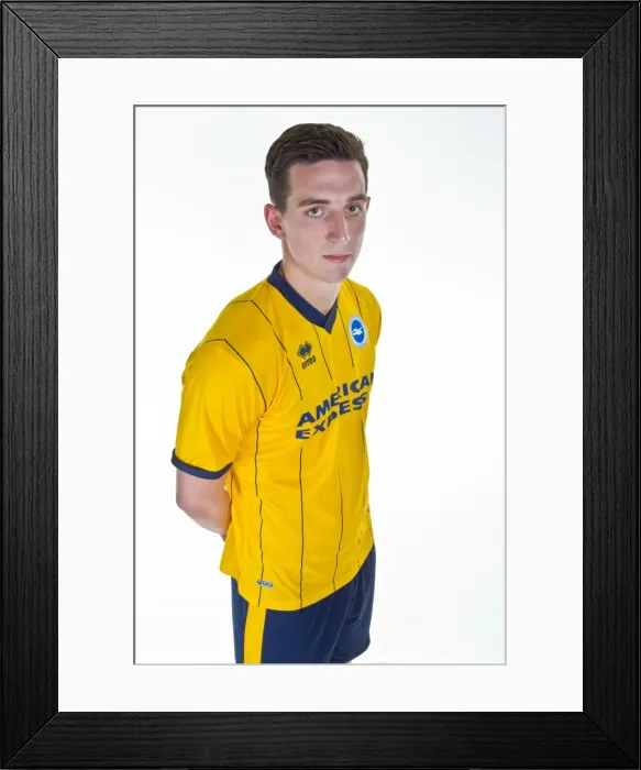 Framed Print : Lewis Dunk: The Unyielding Defender of Brighton and Hove Albion