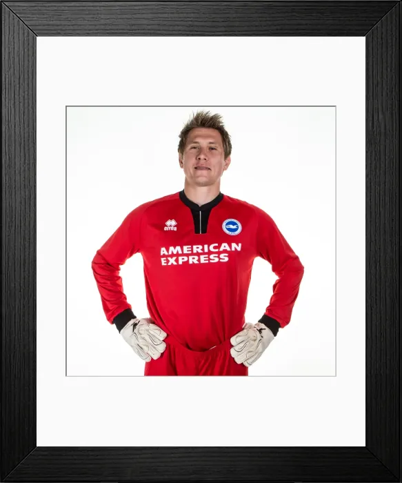 Framed Print : Brighton and Hove Albion FC: Tomasz Kuszczak - The Unyielding Guardian Framed Print : Brighton and Hove Albion FC: Tomasz Kuszczak - The Unyielding Guardian