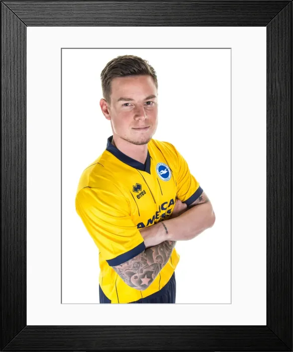Framed Print : Brighton & Hove Albion's Star Forward: Will Hoskins Framed Print : Brighton & Hove Albion's Star Forward: Will Hoskins