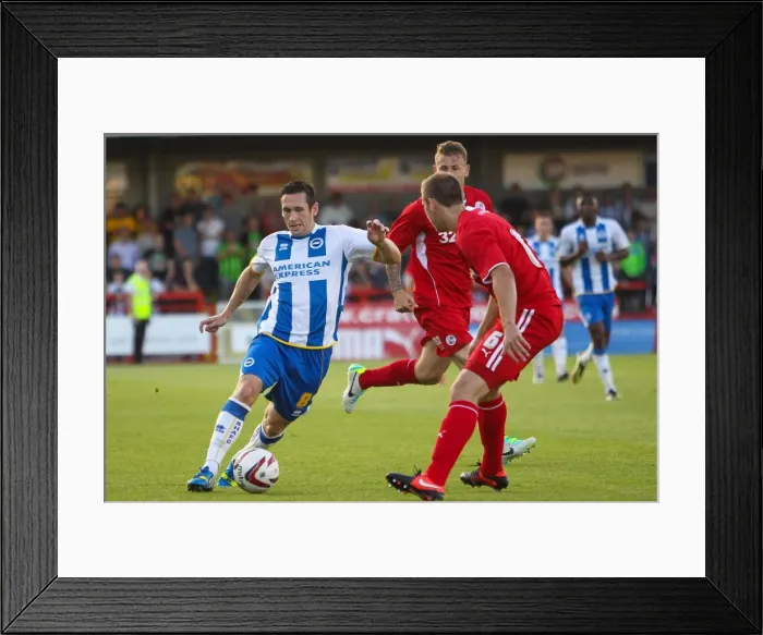 Framed Print : Brighton & Hove Albion Pre-Season 2013-14: Clash Against Crawley Town (July 24)