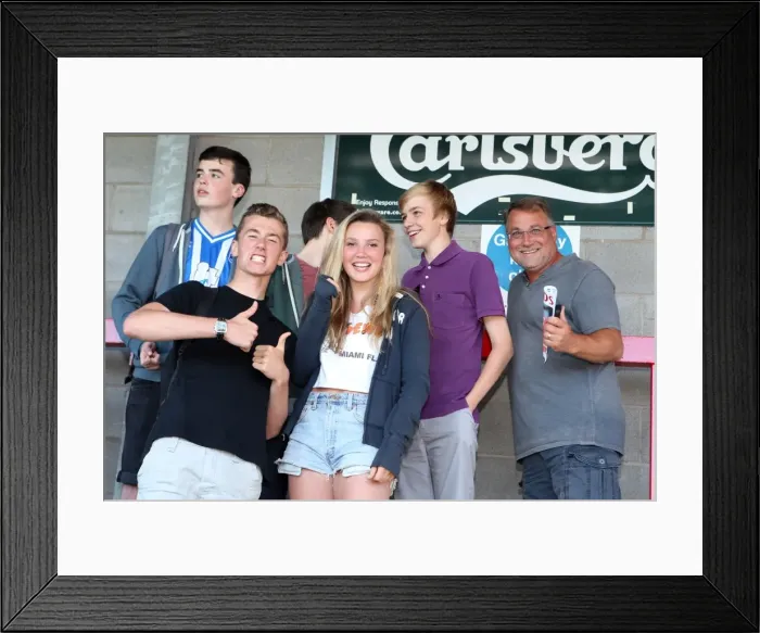 Framed Print : Brighton & Hove Albion vs. Crawley Town: Pre-Season Clash (July 24, 2013)