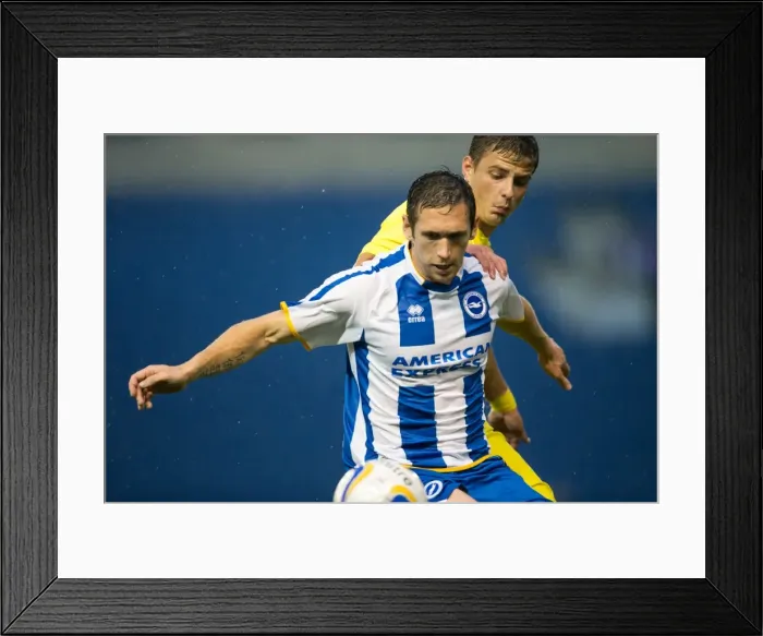 Framed Print : Brighton & Hove Albion vs Villarreal: Andrew Crofts in Action, Amex Stadium (July 27, 2013) Framed Print : Brighton & Hove Albion vs Villarreal: Andrew Crofts in Action, Amex Stadium (July 27, 2013)