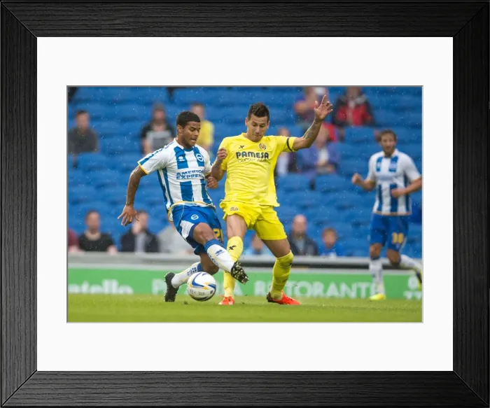 Framed Print : Brighton & Hove Albion vs Villarreal: Liam Bridcutt's Unforgettable Performance at Amex Stadium (July 27, 2013) Framed Print : Brighton & Hove Albion vs Villarreal: Liam Bridcutt's Unforgettable Performance at Amex Stadium (July 27, 2013)
