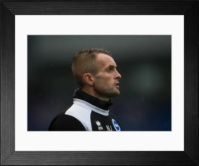 Framed Print : Nathan Jones in Action: Brighton & Hove Albion vs Villarreal, Amex Stadium (2013) Framed Print : Nathan Jones in Action: Brighton & Hove Albion vs Villarreal, Amex Stadium (2013)