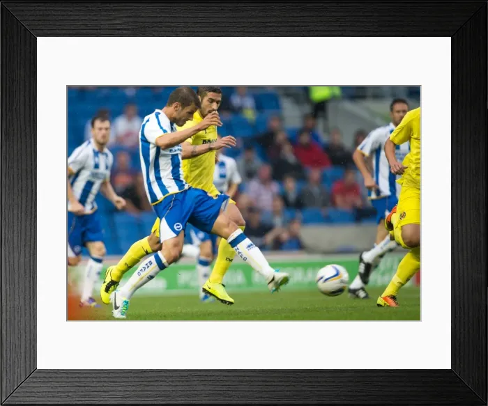 Framed Print : Brighton & Hove Albion vs Villarreal - Pre-Season Friendly (2013-14) Framed Print : Brighton & Hove Albion vs Villarreal - Pre-Season Friendly (2013-14)